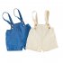 2pcs Kids Summer Suit Cute Floral Printing Short Sleeves T shirt Shortalls Two piece Set For 1 3 Years Old Girls beige CM 90