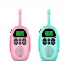 2pcs Kids Walkie talkie 3km Long Range Handheld Wireless Walkie Talkies Parent child Interactive Toy Gifts Pink Blue