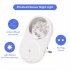 2pcs Led Mini Night Light Rgb Colorful Adjustable Atmosphere Lamp With Motion Sensor For Bedroom Bathroom US plug 1W