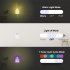 2pcs Led Mini Night Light Rgb Colorful Adjustable Atmosphere Lamp With Motion Sensor For Bedroom Bathroom US plug 1W