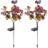 2pcs Led Solar Butterfly Lights Outdoor Waterproof Decorative Stake Lights Lawn Lamp For Yard Patio Garden Decor lawn lamp
