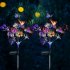 2pcs Led Solar Butterfly Lights Outdoor Waterproof Decorative Stake Lights Lawn Lamp For Yard Patio Garden Decor lawn lamp