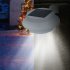 2pcs Led Solar Gutter Lights IP65 Waterproof Outdoor Fence Lamp for Garden Yard Patio Cold White