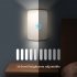 2pcs Led Wall Lamp With Remote Control 3 Color Temperature Rechargeable Wireless Design Bedroom Bedside Lamp For Bedrooms Living Rooms Color battery