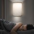 2pcs Led Wall Lamp With Remote Control 3 Color Temperature Rechargeable Wireless Design Bedroom Bedside Lamp For Bedrooms Living Rooms Color battery