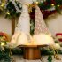 2pcs Light Up Christmas Gnomes Figurines With LED Lights Battery Powered Multifunctional Christmas Decorations  31x8cm  As shown in the picture