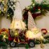 2pcs Light Up Christmas Gnomes Figurines With LED Lights Battery Powered Multifunctional Christmas Decorations  31x8cm  As shown in the picture