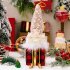 2pcs Light Up Christmas Gnomes Figurines With LED Lights Battery Powered Multifunctional Christmas Decorations  31x8cm  As shown in the picture
