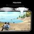 2pcs M9 Mobile Gaming Trigger Controller Joystick Gamepad Buttons Compatible For Pubg Mobile Game Parts black