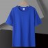 2pcs Men Short Sleeves Sports T shirt Fashion Simple Solid Color Round Neck Casual Loose Pullover Tops White 3XL