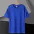 2pcs Men Short Sleeves Sports T shirt Fashion Simple Solid Color Round Neck Casual Loose Pullover Tops grey 3XL