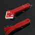 2pcs Mini Handmade Tools Scraper Practical Floor Cleaner Tile Cleaner Surface Glue Residual Shovel Red