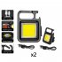 2pcs Mini Led Flashlight 4 Modes Portable Ultra light Super Bright Outdoor Camping Keychains Work Light J031 Led Flashlight 2pcs pack