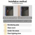 2pcs Outdoor Solar Wall Lights 2 Colors IP65 Waterproof Energy Saving Automatic Sensor Modern Style Solar Fence Lights White light