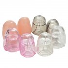 2pcs Penis Cover Male Delay Locking Glans Silicone Penis Sleeve Sex Enhancer Cover 2 black