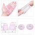 2pcs Penis Cover Male Delay Locking Glans Silicone Penis Sleeve Sex Enhancer Cover 2 black