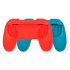 2pcs Plastic Anti skid Handle Handgrip Brackets Protective Shell for Switch Joycon Controllers Red   blue