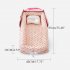 2pcs Portable Baby Nest Bed Pillow For  Boys  Girls Travel Bed Infant Cotton Cradle  Crib  Newborn  Bed pink polka dot 85x45