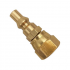 2pcs Quick Connect Fitting 1lb Propane Regulator to 3 8in Male Flare Yellow