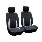 2pcs Set Car Front Breathable Seat Covers Universal Application 4 Seasons Available 
