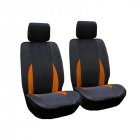 2pcs Set Car Front Breathable Seat Covers Universal Application 4 Seasons Available