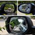2pcs   Set Car Sticker Anti Fog Car Rearview Protective Film For Car Mirror Transparent Window Waterproof Anti glare Membrane Rear view mirror ellipse
