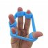 2pcs Silicone Finger Hand Trainer Strength Exerciser Finger Rehabilitation Equipment  2pcs dark blue 5KG 11LB