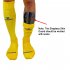 2pcs Soccer Shin Guard Pads Soft Football Cuish Plate Breathable Shinguard Leg Protector For Men Women Adult white