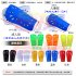 2pcs Soccer Shin Guard Pads Soft Football Cuish Plate Breathable Shinguard Leg Protector For Men Women Children white