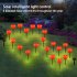 2pcs Solar Garden Landscape Light Waterproof Led Heart shaped Romantic Outdoor Lamp Pink
