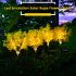 2pcs Solar Garden Lights With 1 2v600mah Rechargeable Battery Led Emulation Solar Rape Flower Lights For Patio Yard Pathway Holiday Decor blue