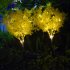2pcs Solar Garden Lights With 1 2v600mah Rechargeable Battery Led Emulation Solar Rape Flower Lights For Patio Yard Pathway Holiday Decor blue