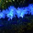 2pcs Solar Garden Lights With 1 2v600mah Rechargeable Battery Led Emulation Solar Rape Flower Lights For Patio Yard Pathway Holiday Decor blue