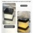 2pcs Solar Square Led Pillar Light Outdoor Waterproof Fence Lights for Garden Courtyard