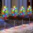 2pcs Solar Tree Lights with Stake 2 Modes Ip65 Waterproof Outdoor Garden Lamps for Yard Patio Garden