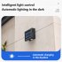 2pcs Solar Wall Lamp 2 Colors Outdoor Waterproof Up Down Luminous Night Light for Garden Courtyard Cold White