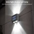 2pcs Solar Wall Lamp 2 Colors Outdoor Waterproof Up Down Luminous Night Light for Garden Courtyard Cold White
