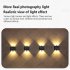 2pcs Solar Wall Lamp 2 Colors Outdoor Waterproof Up Down Luminous Night Light for Garden Courtyard Cold White