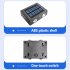 2pcs Solar Wall Lamp 2 Colors Outdoor Waterproof Up Down Luminous Night Light for Garden Courtyard Cold White