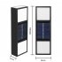 2pcs Solar Wall Lamp Ip65 Waterproof Up Down Garden Lights Outdoor Sunlight Lamp Decoration Light  Warm Light 