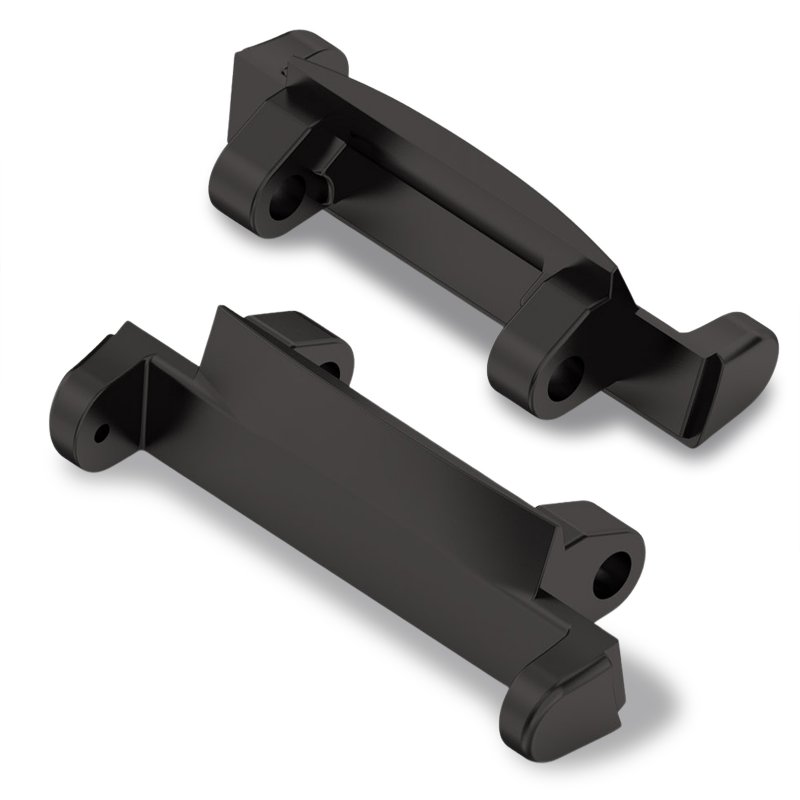 2pcs Stainless Steel Strap Connector Compatible For Amazfit T-rex2 Smartwatch Lugs Adapter Replacement Accessories black