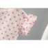 2pcs Summer Cotton Tops Suit For Girls Sweet Flying Sleeves Shirt Denim Shorts Set For Kids Aged 0 4 orange 0 1Y 80cm