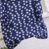 2pcs Summer Shirt Suit For Girls Sweet Printing Tops Shorts Cotton Breathable Two piece Set For 1 4 Years Old Kids blue 3 4Y 110cm