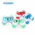 2pcs Tns 2130 Hand Grip Case Controller Gamepad Hand Grip Stand Compatible for Switch Oled Left Right Handle Blue Green