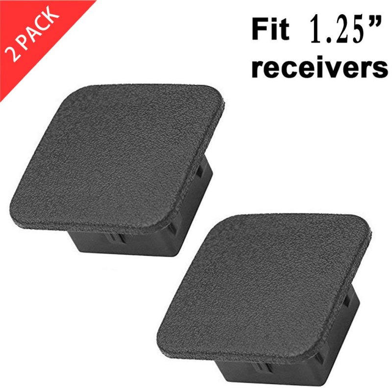 Wholesale 2pcs Trailer Hitch Cover Tube Plug Insert Receiver Tube Hitch Plug 1.25 inches From China