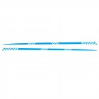 2pcs Universal Car  Decals Body Side Stripe Hood Sticker For All Car Vinyl Bumper Decals blue