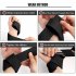 2pcs Weight Lifting Wrist Straps Silicone Non slip Wear resistant Gym Lifting Straps For Fitness Bodybuilding Training red