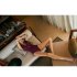 2pcs Women Fashion Split Swimsuit Backless Slim Fit Underwire Bra Bodysuit Two piece Swimwear For Hot Spring wine red M