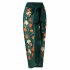2pcs Women Sexy Swimsuit With Beach Coverup Skirt Fashion Printing Halter Backless Cut Out Bikini Suit green suit S