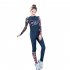 2pcs Women Split Swimsuit Sun Protection Quick drying Long Sleeves Swimsuit Swimming Trunks Suit black XL